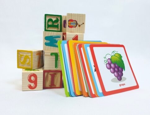 صندوق مكعبات تكوين الكلمات | word building block box