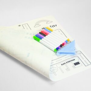 سجادة تلوين سيليكون | Reusable Silicone Coloring Mat