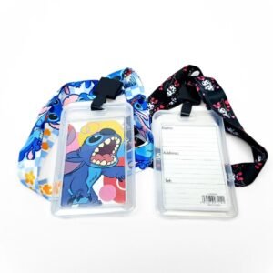 حافظة بطاقات مع حامل | name tag holder