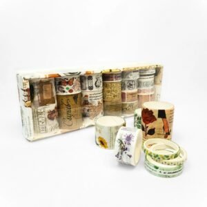 مجموعة شرائط زخرافية | Vintage Washi Tape Set