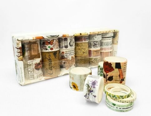 مجموعة شرائط زخرافية | Vintage Washi Tape Set