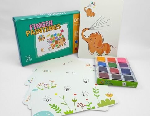 كروت التلوين بالبصمة | Finger Painting Fun cards