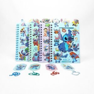 نوت بوك ستيتش مع استيكرات | Stitch Notebook with Stickers