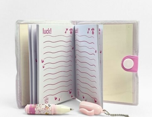 نوت بوك ارنوب مع القلم | Cute Bunny Notebook with Pen