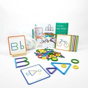 تكوين الأشكال بالعِصِي والحلقات | Learning wooden Sticks