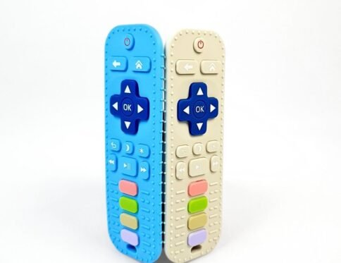 ريموت سيليكون عضاضة | Silicone Baby Teether Remote