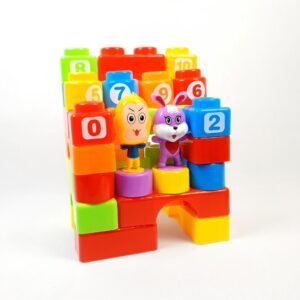 شنطة مكعبات تركيب كبيرة | Building Blocks Bag – 34 Pieces