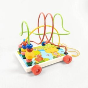 متاهة الخرز الحلزونية مع عجل | Bead Maze on Wheels