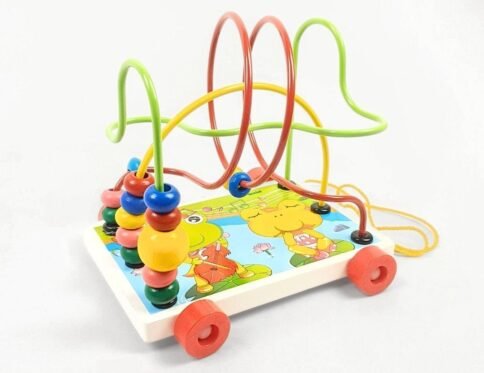 متاهة الخرز الحلزونية مع عجل | Bead Maze on Wheels
