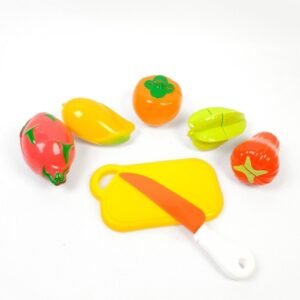 مجموعة تقطيع الفواكه والخضار | Cutting Fruits & Vegetables Play Set