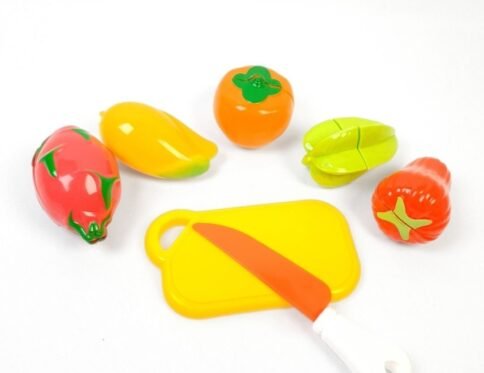 مجموعة تقطيع الفواكه والخضار | Cutting Fruits & Vegetables Play Set