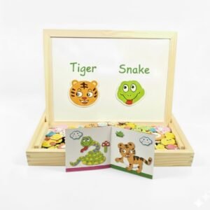 سبورة مغناطيس خشبية | Magnetic Wooden Puzzle Board