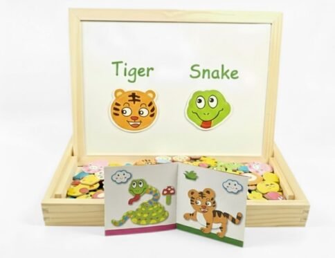 سبورة مغناطيس خشبية | Magnetic Wooden Puzzle Board