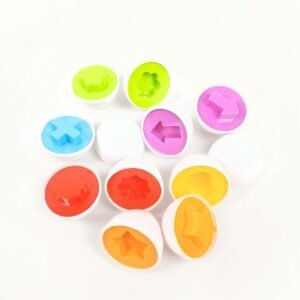 بيض تطابق الأشكال التعليمي | Shape Puzzle Eggs