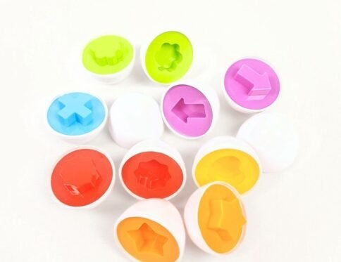 بيض تطابق الأشكال التعليمي | Shape Puzzle Eggs