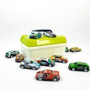 علبة عربيات سباق معدن | Racing Metal Cars Set