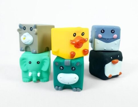 مكعبات حيوانات سيليكون | Soft Animal Cubes