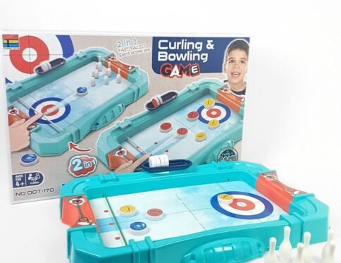 بولينج و كيرلنج صغير | Mini Bowling & Curling Game Set
