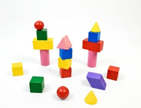 مجموعة الأشكال الهندسية الخشبية | Wooden Geometry Shapes Set