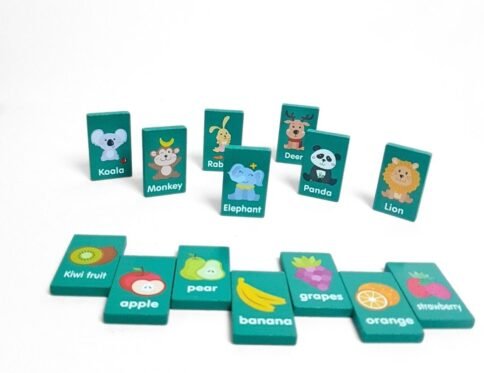 دومينو المطابقة | Wooden Memory Matching Game