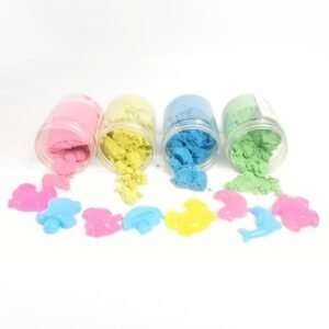 رمل سحري ملون مع قوالب | Super Sand Colorful Jar