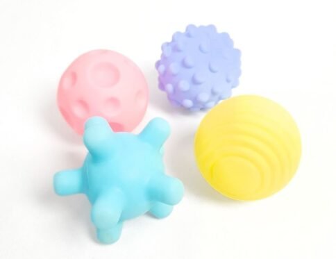 كرات حسية سيليكون للبيبي | Sensory Baby Balls