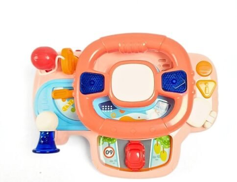 دركسيون القيادة التفاعلي | Huanger Navigation Bridge Steering Wheel Toy