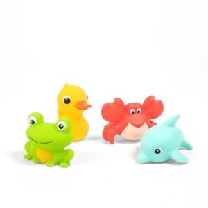 حيوانات الشاور المرحة | Funny Rattle & Bathe Animals Set