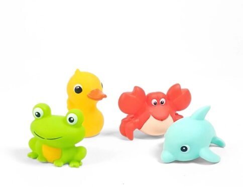 حيوانات الشاور المرحة | Funny Rattle & Bathe Animals Set