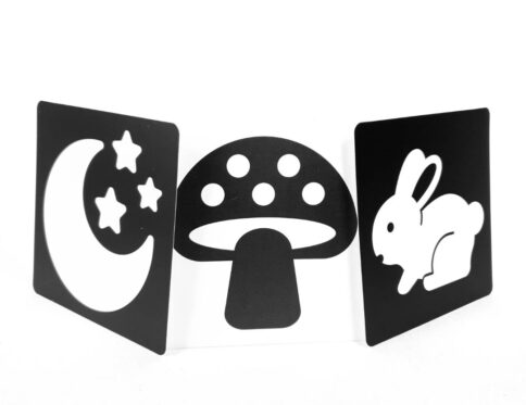 كروت الرؤية للبيبي- ابيض واسود | Baby Vision Trigger Cards (Black & White)