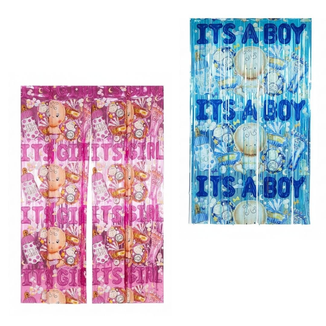 ستارة بيبي شاور | Baby Shower Foil Curtain