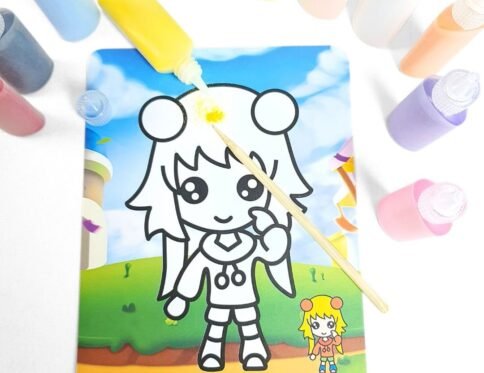 لوحات التلوين بالرمل | Sand Painting Cards