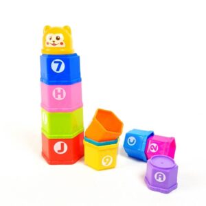 برج الاكواب المتدرجة | Gradient Stacking Tower