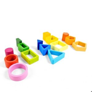 مسطرة الاشكال الهندسية | colorful Shapes Stacker