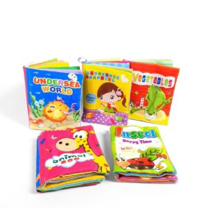 كتاب قماش تعليمي | Soft Baby Cloth Book