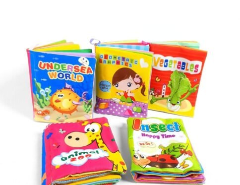 كتاب قماش تعليمي | Soft Baby Cloth Book