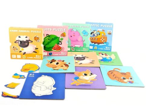 بطاقات بازل 6*1 | Card Puzzle 6 in 1