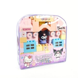 مكعبات بناء كرومي – 45 قطعة | Kuromi Large Building Blocks Set – 45 pcs