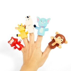 عرائس اصبع حيوانات غابة | Animal Finger Puppets Set