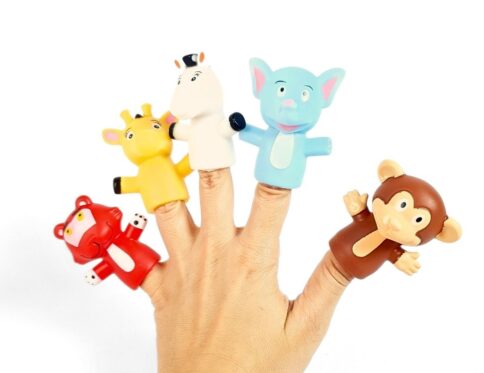 عرائس اصبع حيوانات غابة | Animal Finger Puppets Set