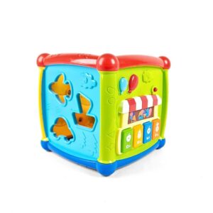 مكعب الانشطة التعليمي الموسيقي 6 في 1 | 6-in-1 Musical Educational Activity Cube