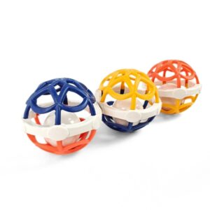 كرة مرنة مع شخليلة | Soft Rattle Ball Toy