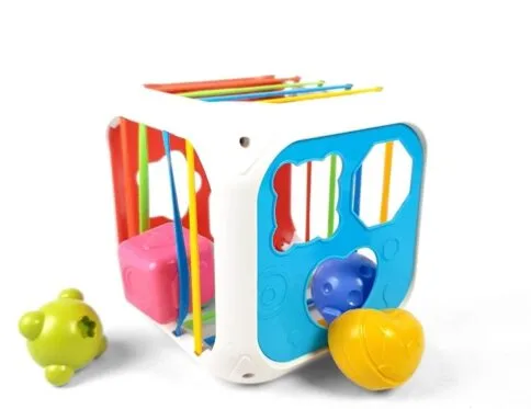 صندوق فرز ومطابقة الاشكال الذكي | Elastic Shape Sorting Box