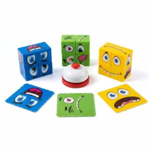 سباق تغيير الوجوه بالمكعبات مع جرس | Cube Face Change Game