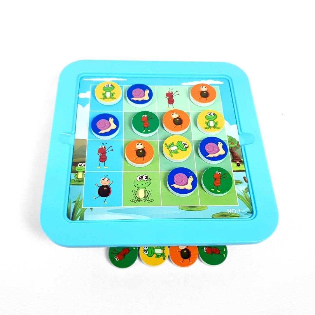 لوحة الغاز الحيوانات | Pond Animals Logic Game