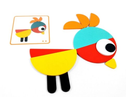 بازل تكوين اشكال مونتيسوري خشب | Montessori Shapes Puzzle