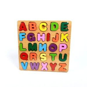 بازل الحروف الخشبي التعليمي | English Alphabet Puzzle