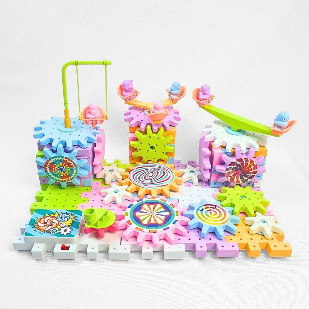 لعبة تروس متحركة | Gear Building Blocks Set