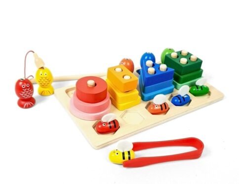 لعبة تركيب وتصنيف الاشكال مع الصيد والنحل | لعبة تركيب وتصنيف الاشكال مع الصيد