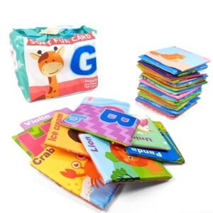 بطاقات قماشية حسية وتعليمية | Soft Fun Cloth Cards